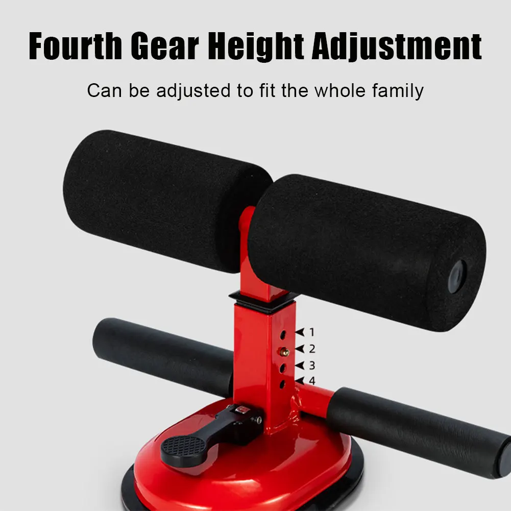 

15cm Large Suction Cup Double-bar Sit-up Aid 4 Gears Height Adjustment Home Sports Fitness Equipment Muscles Exercise Abdominal