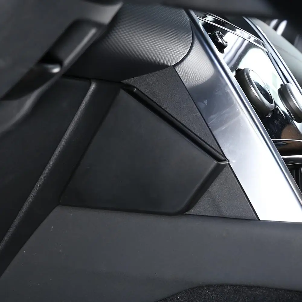 

For Land Rover Discovery Sport L550 2019-20 ABS Black Car Center Console Side Storage Box Glove Storage Box Tray Car Accessories