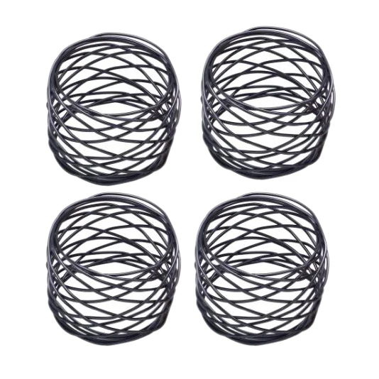 4 шт сплав сетки кольца для салфеток держатель украшение изысканные бытовые