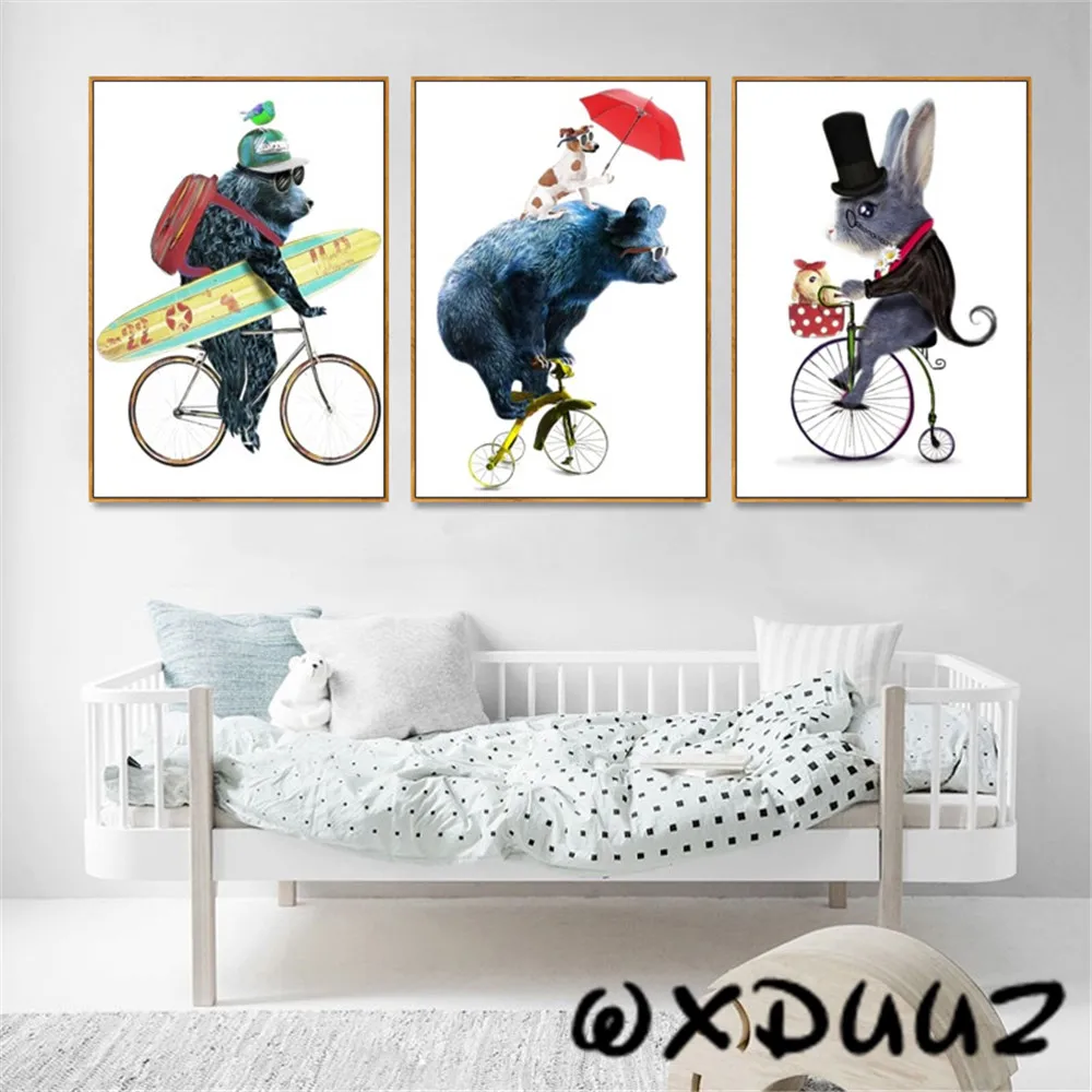 Семейная настенная мультяшная картина художественное украшение Рисование