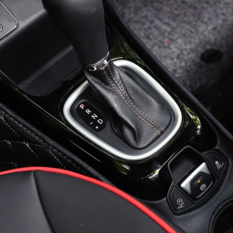 

Для Jeep Compass 2017-2021 Серебряная коробка переключения передач Панель ручной тормоз рамка держателя стакана воды декоративная крышка отделка ав...