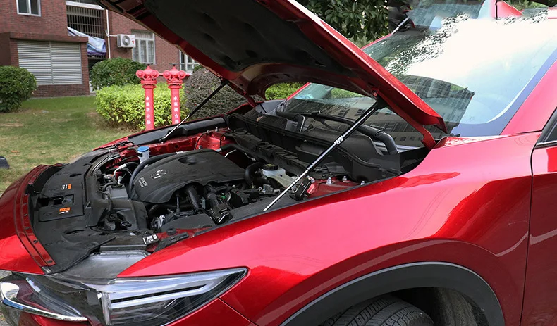 Опора для капота автомобиля гидравлическая пружина Mazda CX-5 CX5 2017 2018 2019 KF |