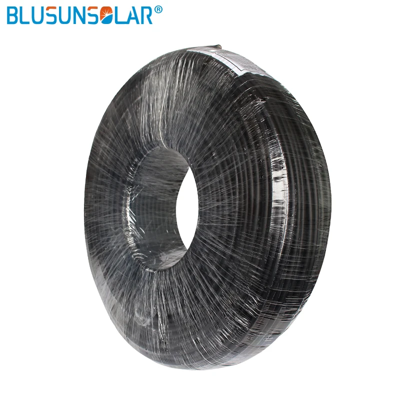 10 Meters/Roll high quality 6mm2 (10AWG) Solar Cable Red or Black Pv Wire Copper Conductor XLPE Jacket TUV Certifiction | Обустройство