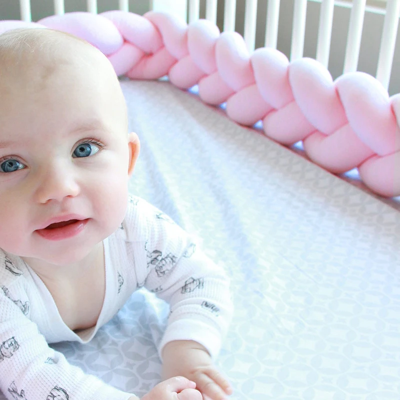 

Newborns Crib Bumper Babys Stuff Around Cushion Cribs Safety Protection Pad Baby Nursery Baby Newborn 300cm YBD013