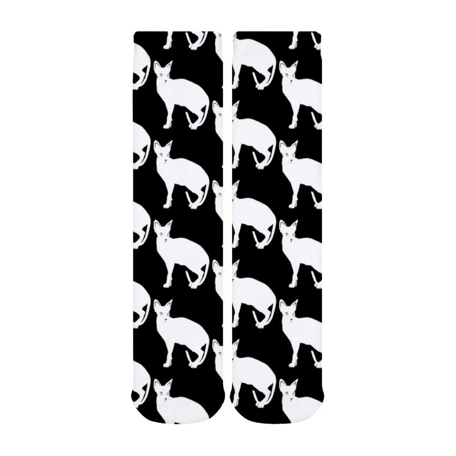 

Sphynx Cat Socks Couple Large Chemical Fiber Stockings Photo Yoga Antibacterial Cool Socks