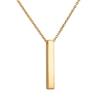 kpop geometric square pendant necklace stainless steel statement chokers necklaces for women jewelry neckless birthday gifts
