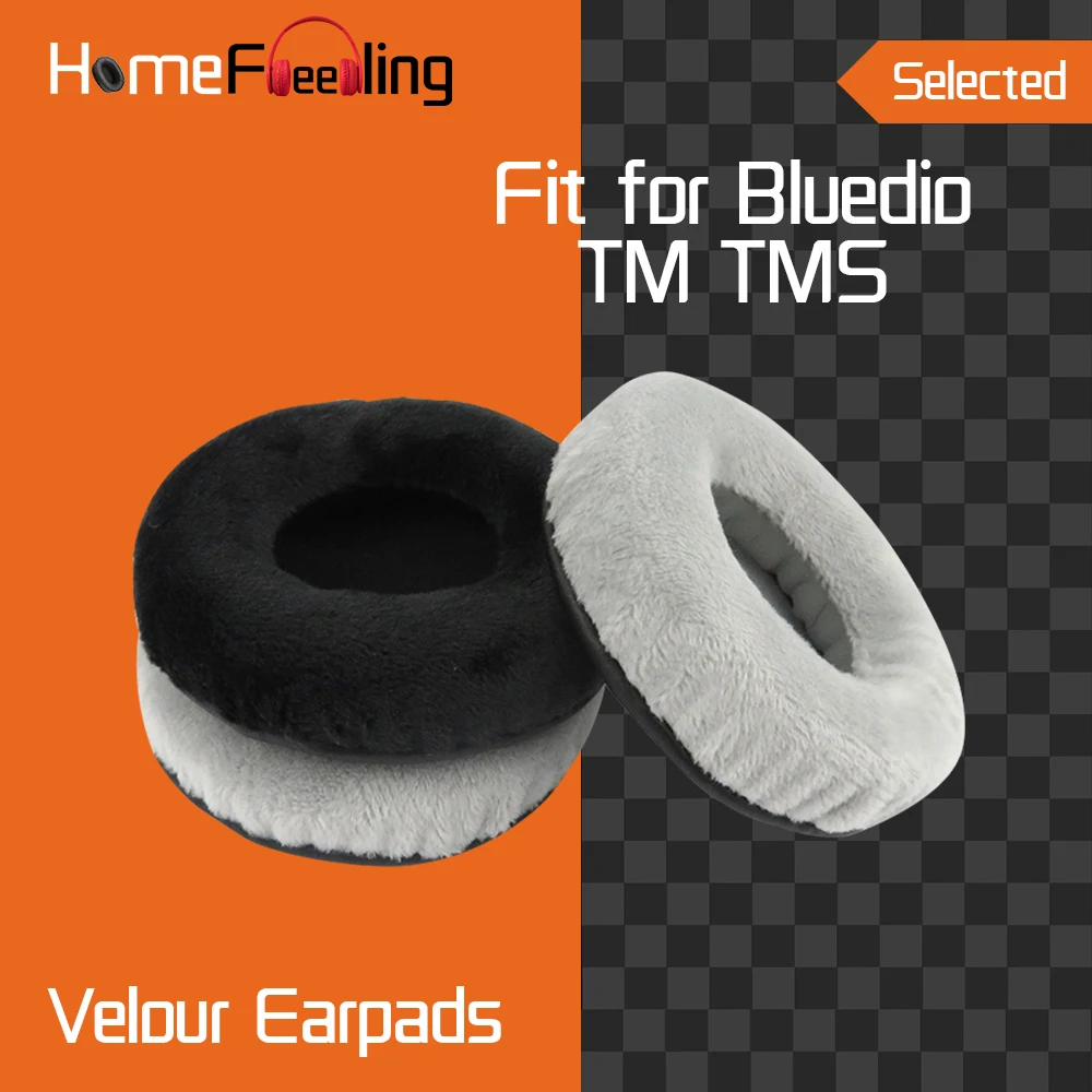 

Homefeeling velour Earpads for Bluedio TM TMS Headphones Earpad Cushions Covers Velvet Ear Pad Replacement