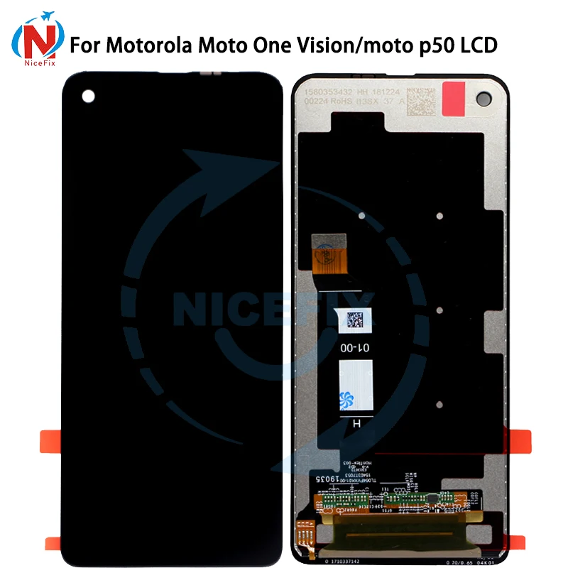 ЖК дисплей для Motorola Moto P50 One Vision дигитайзер с сенсорным экраном в сборе Action XT2013 2