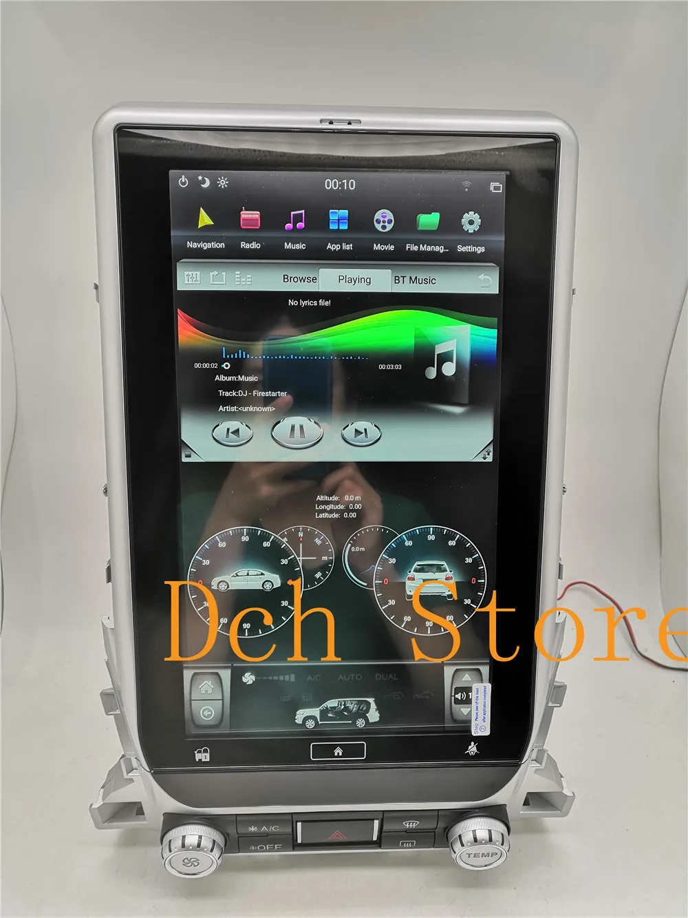 13,6 дюймов вертикальный tesla стиль Android автомобильный DVD gps навигатор для Toyota LandCruiser land cruiser LC200 PX6