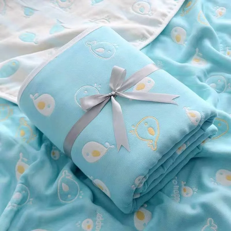

MOTOHOOD 6Layers Baby Blanket Newborn Blankets Super Soft Wrap Infant Swaddle Kids For Monthly Toddler Bedding Blanket 110*110cm