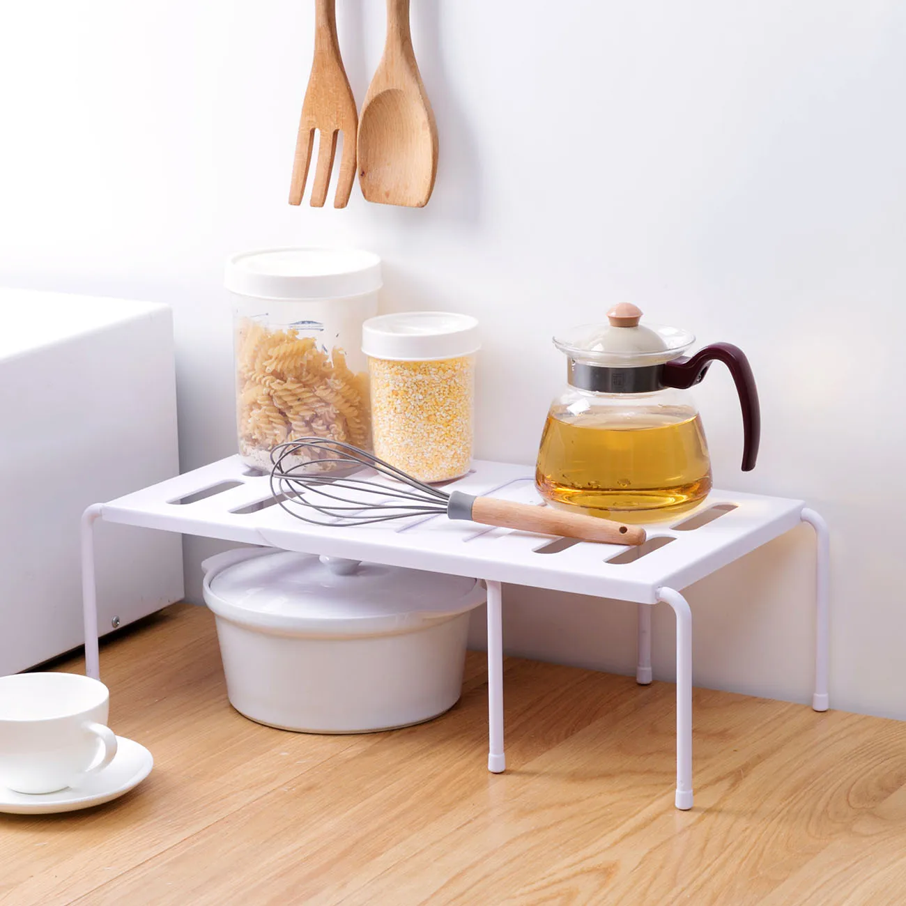 

ABS Extensible Shoe Rack Storage Shelf Shoe Organizer Holder Under Sink Storage Rack Cabinet Organizer Household