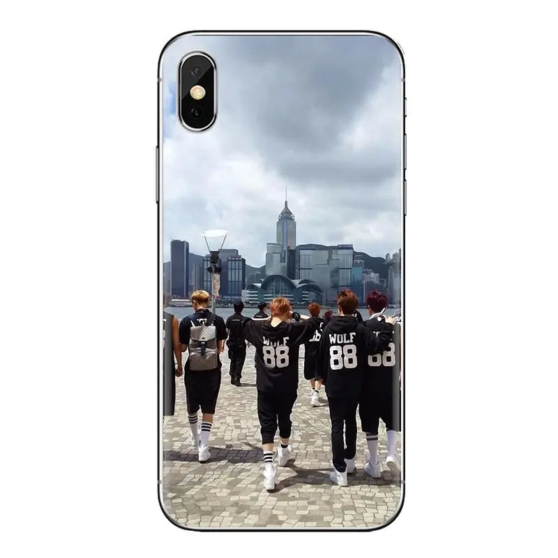 Xiumin EXO южнокорейская лента логотип мягкий прозрачный кожаный чехол для Samsung Galaxy A3