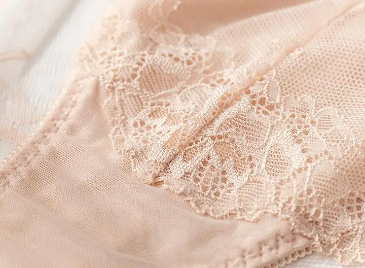 3 PACK Women's 100% Silk Lace Mesh Sexy Panties Briefs Underwear Lingerie S M L TG002