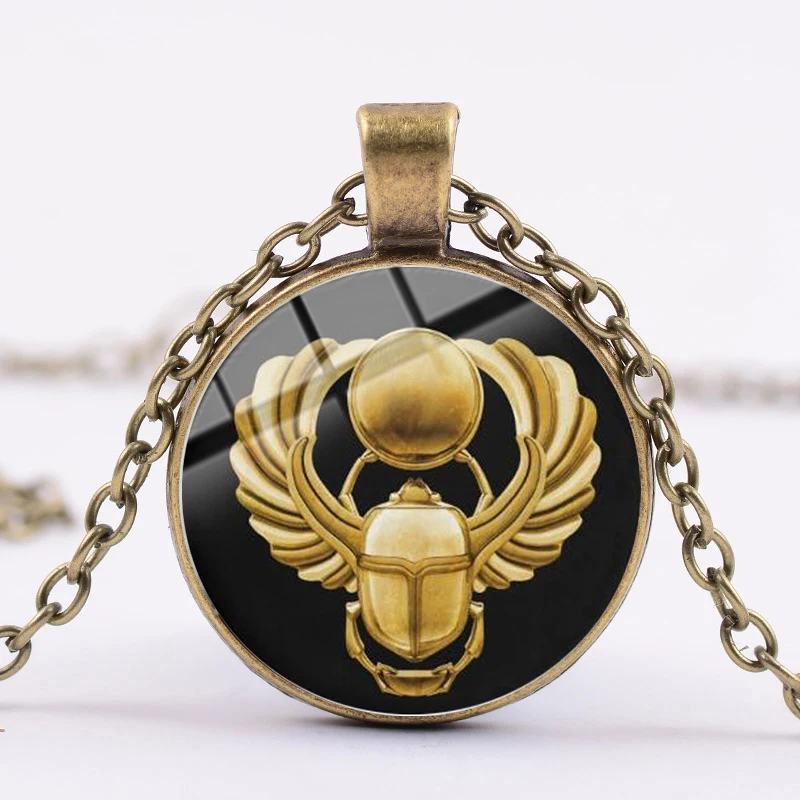 Коллекция 2019 года модные египетские Scarab ожерелье талисман древний египетский
