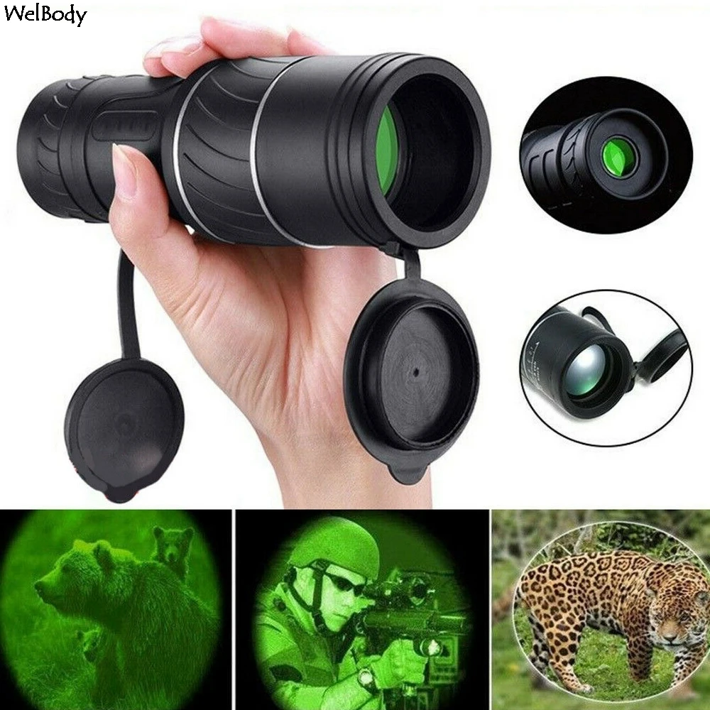 Портативный телескоп 40x60 Военный HD Профессиональный монокулярный зум бинокль