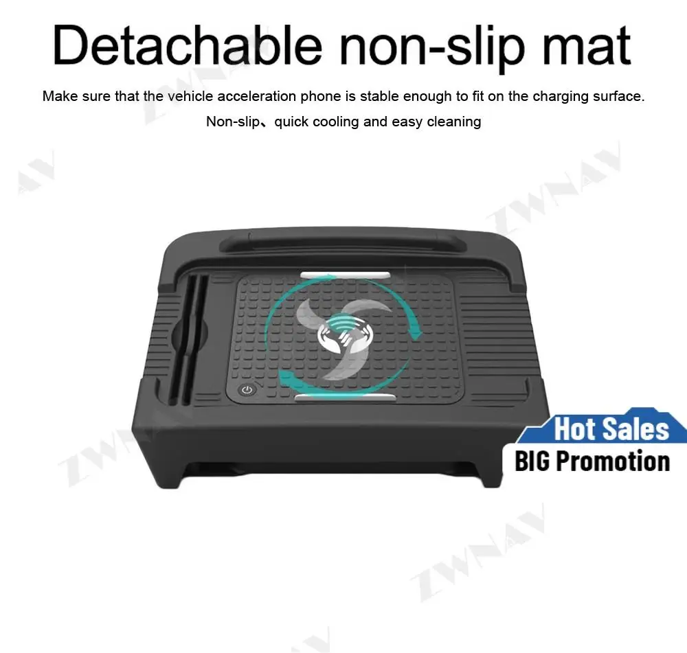 

QI автомобильное инфракрасное Быстрое беспроводное зарядное устройство для Audi Q5L 2018 2019 инфракрасное Быстрое беспроводное зарядное устройство Автомобильный держатель для телефона для iphone/Samsung