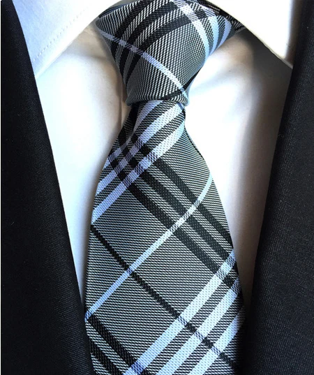 Мужские галстуки классические полосатые и клетчатые Галстуки 8 см модные