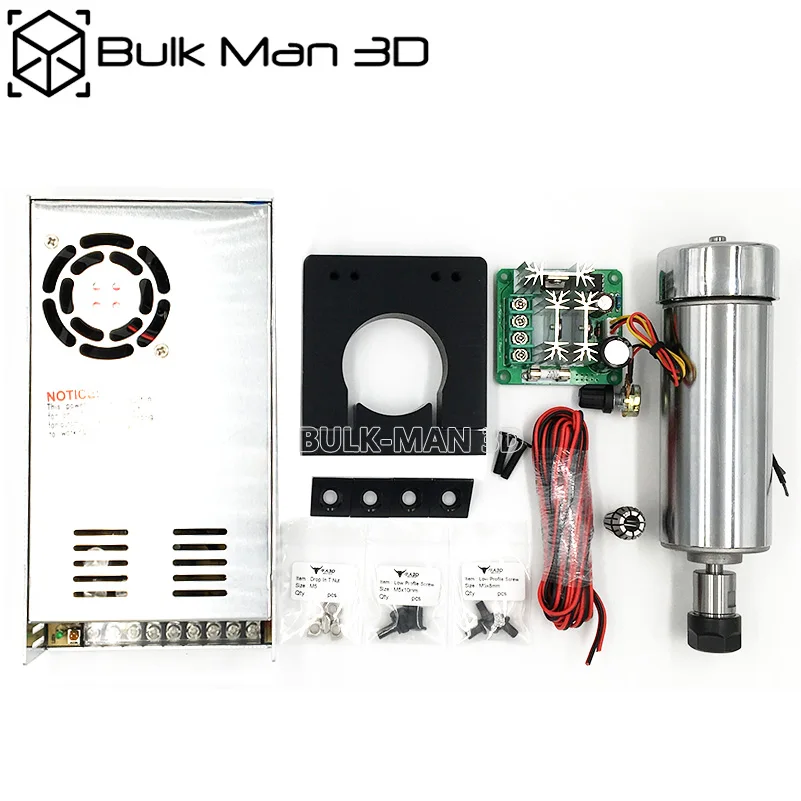 Электродвигатель шпинделя с воздушным охлаждением 400 Вт 12 48 В постоянного тока