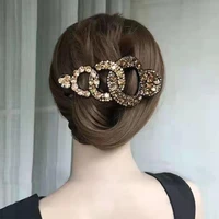 rhinestone large duckbill clip concise and fashionable plate women girls elegant hair clip mother hair clip hair accessories