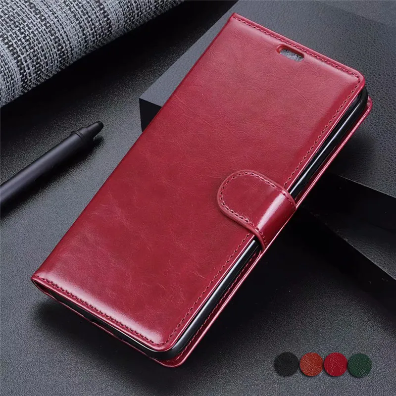 Роскошный Магнитный флип чехол для xiaomi black shark 2 кожаный кошелек бизнес книжка
