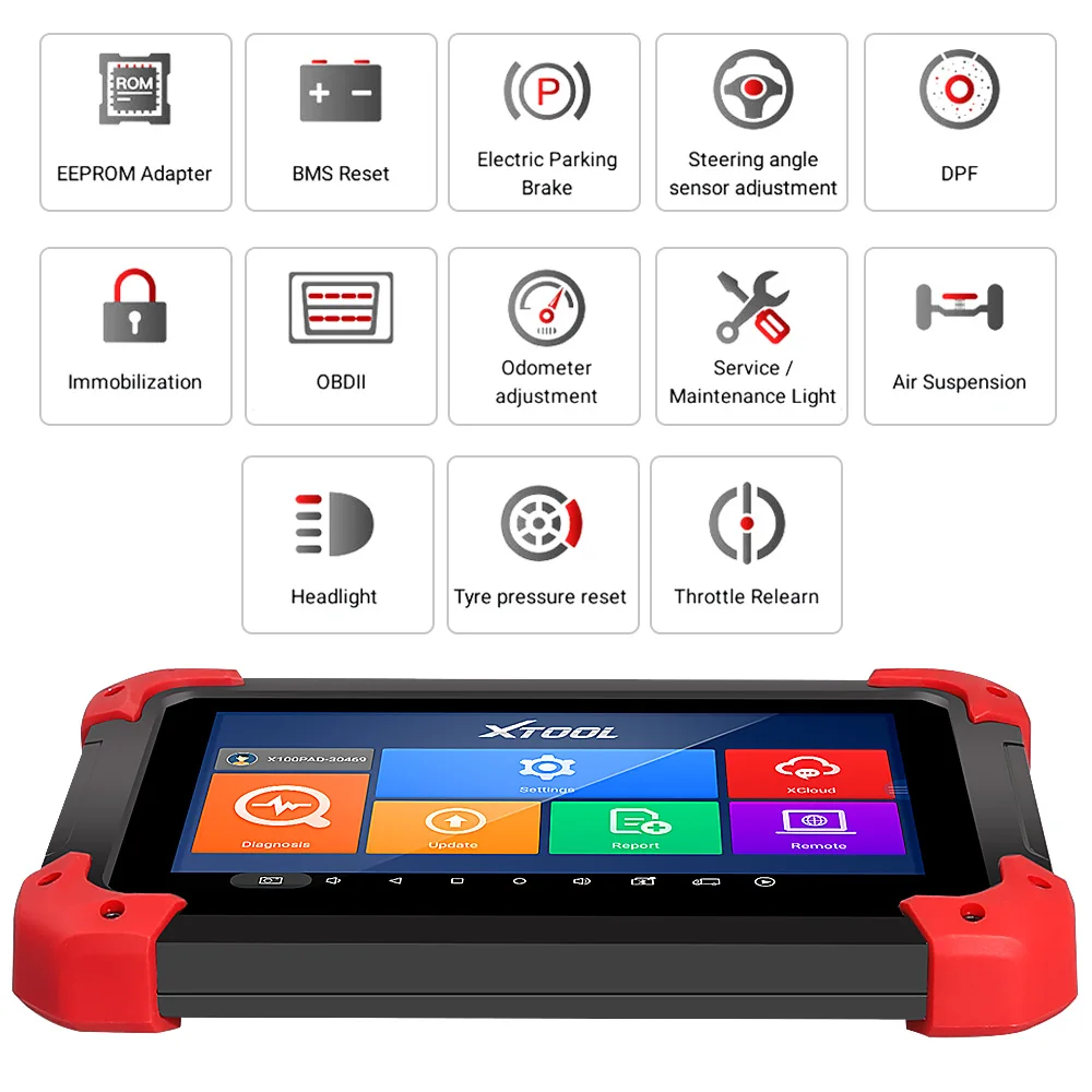 XTOOL X100 PAD OBD2 автомобильный ключ программатор поддержка ключа Программирование