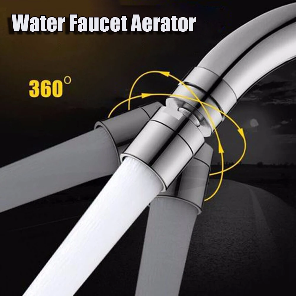 

Brass Water Saving Tap Faucet Aerator Sprayer Attachment with 360-Degree Swivel