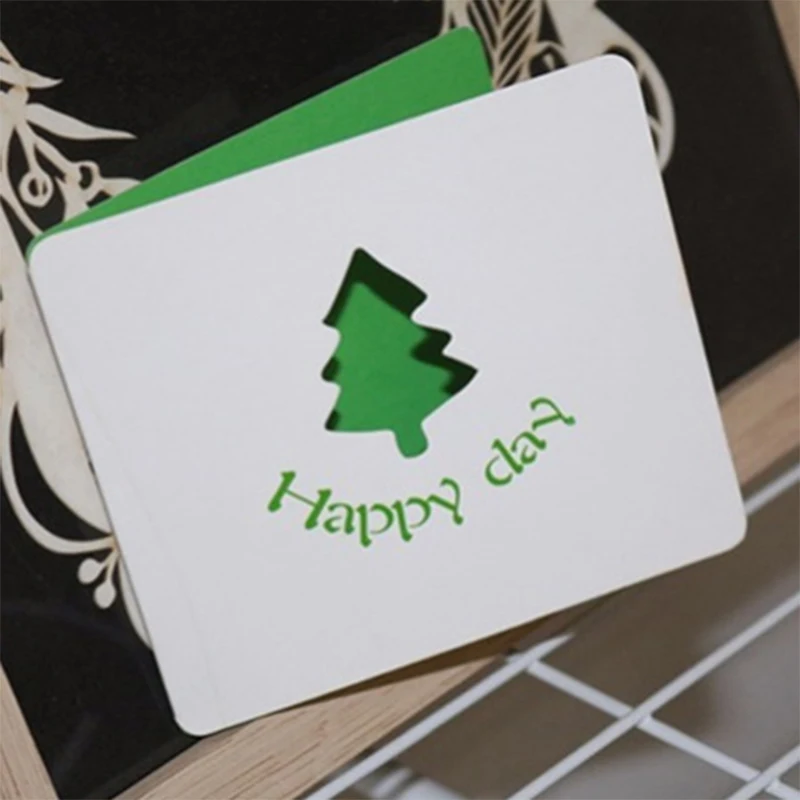 1 шт Новые поздравительные карты с конвертом полые открытки на день рождения