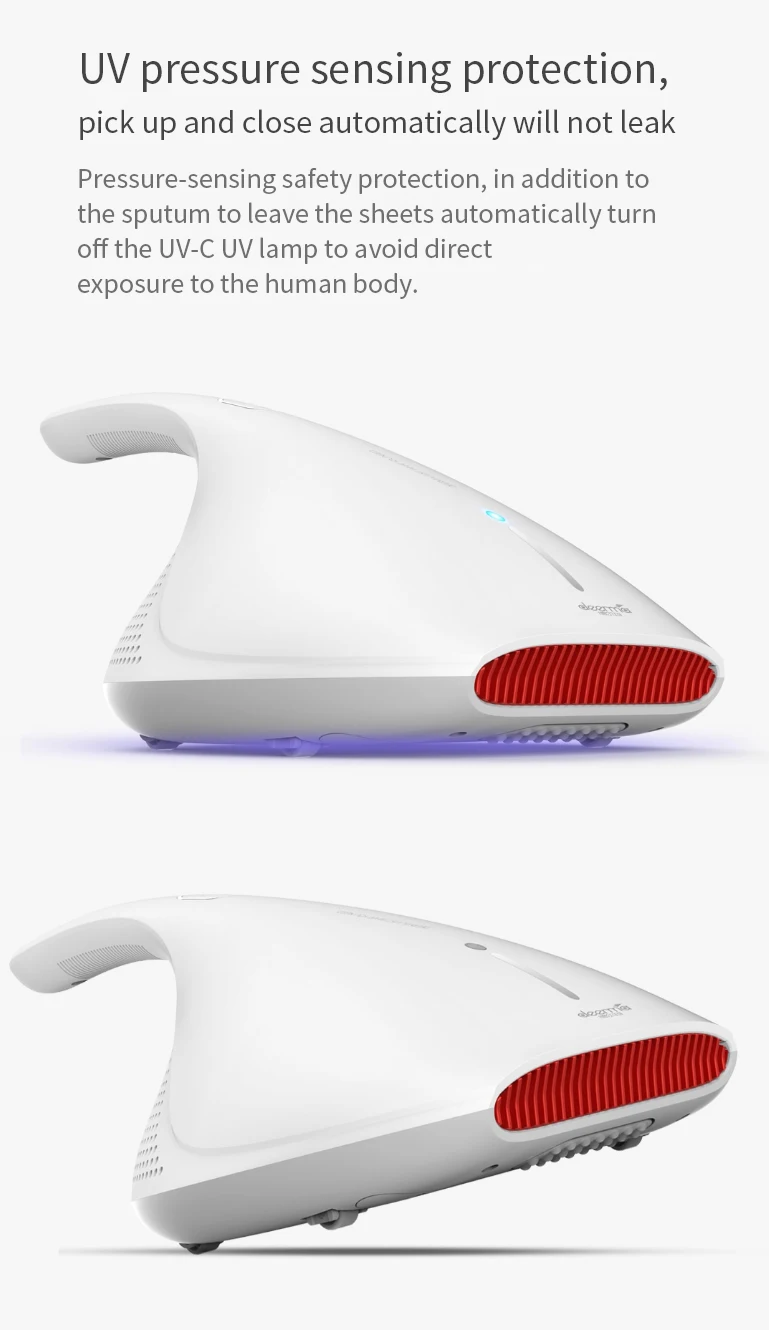 Mijia Deerma CM810 ручной пылесос контроллер пылевого клеща 13000Pa УФ-светильник скорость удаления пылевого клеща 99.9% сильное всасывание