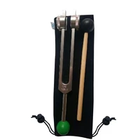 om tuning fork 136 1 hz weighted with bead base for ultimate healing and relaxation green for heart chakra