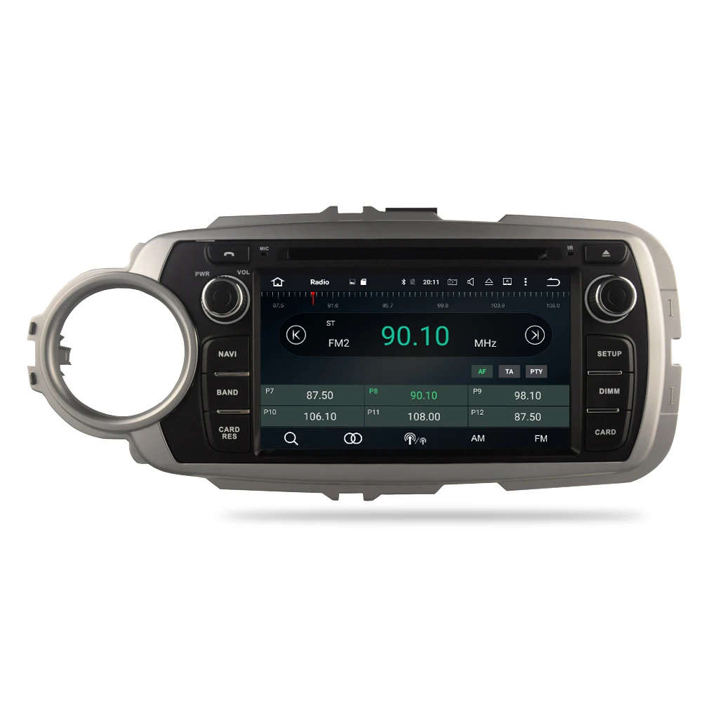 Автомагнитола на Android 10 0 dvd радио GPS навигация мультимедийный плеер для Toyota Yaris 2012
