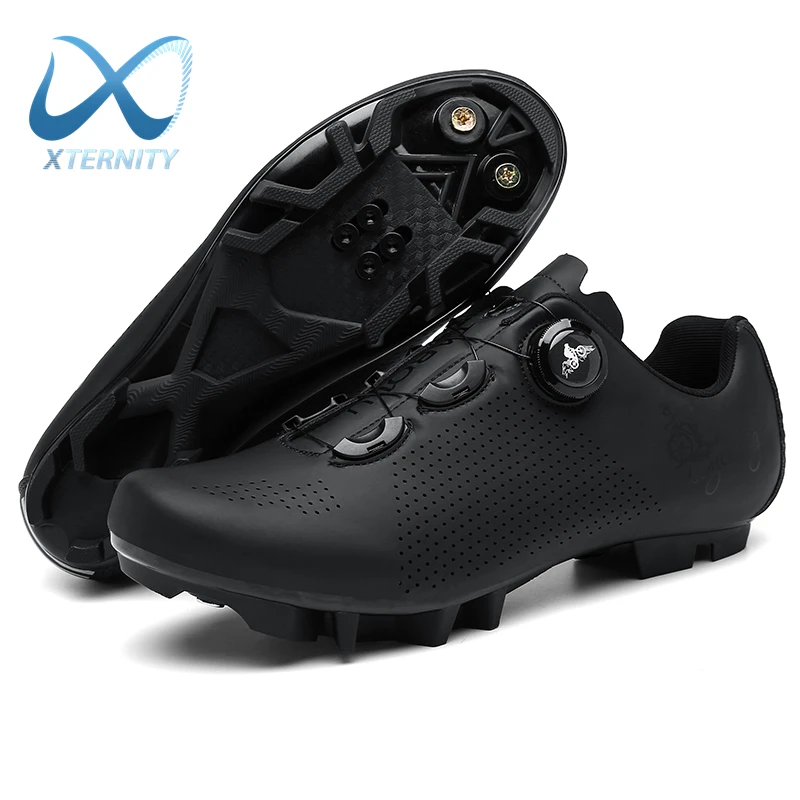 

Breathable Outdoor Cycling Shoes Professional MTB Flat Bike Shoes Racing Road Bicycle Sneakers Men Self-Locking SPD Cleat Shoes