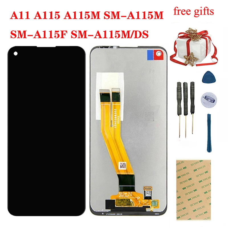 

LCD For Samsung Galaxy A11 A115 SM-A115M SM-A115F SM-A115M/DS LCD Display Panel Screen + Touch Screen Sensor Digitizer Assembly