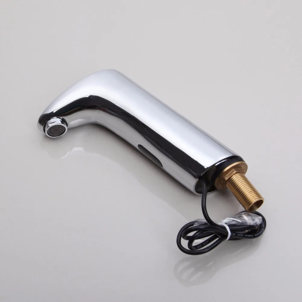 KEMAIDI Bathroom Sensor Faucet Automatic Inflrared Hand Touch Tap Hot Cold Mixer Chrome Polished Sink | Обустройство дома