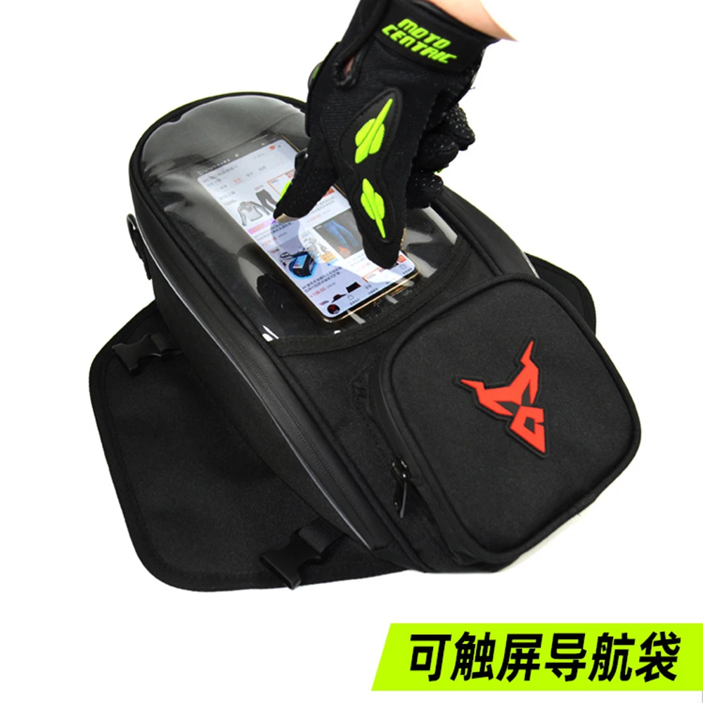 

Motorcycle Bag Oil Saddle Bags Backpack Moto Motorbike Single Shoulder Bag Riding Racing Motocross Tank Bag Touch Screen