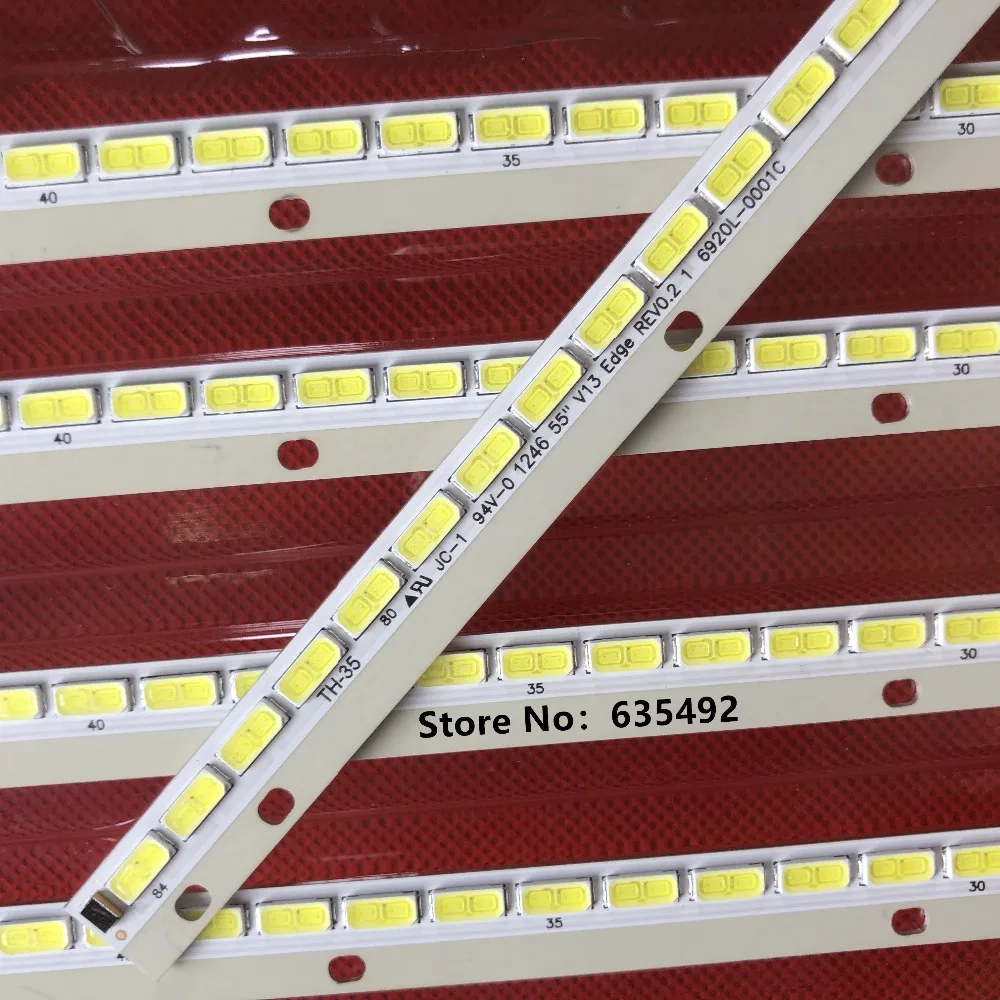 Новинка 5 шт. * 84 светодиодный 695 мм подсветка полосы 55 &quotV13 край 6916L1249A 6916L1092A для