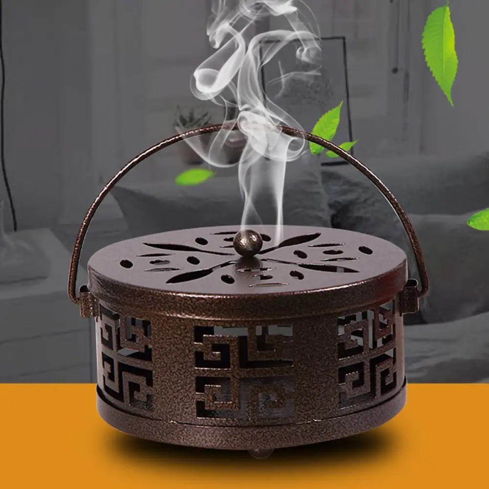 

Portable Metal Incense Burner Home Furnishing Garden Mosquito Incense Stove