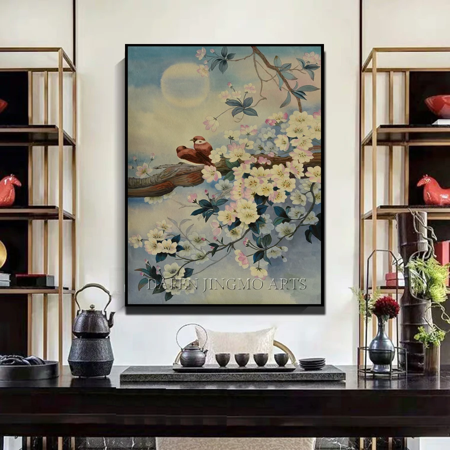 DAFENJINGMO искусство без рамки HD Печать CartoonChinese стиль холст картины настенные