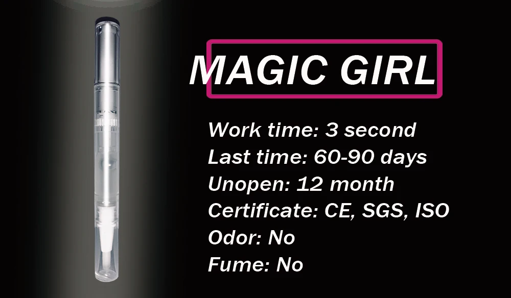 Glesum Majic Girl 5ml Gel Remover Pen High Efficiency Cleaning Eyelashes Without Irritation With Free Shipping Remover Pen