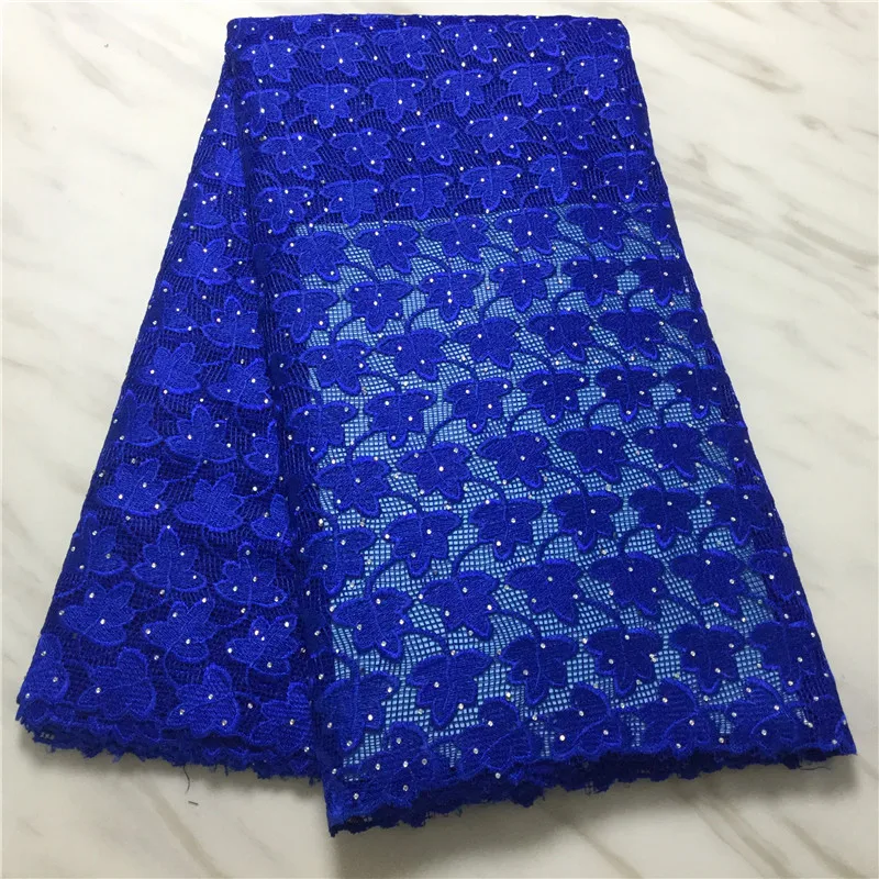 Белая кружевная ткань с камнями гипюр 2020 Свадебное кружево высокого качества 5
