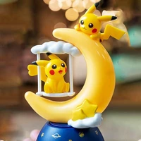 takara tomy pokemon kfc toy jigglypuff slowpoke squirtle music box pikachu action figure model toys ornament fans gift 2021