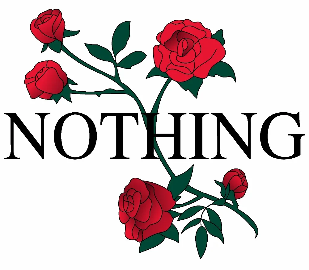 ZSIIBO Nothing Rose Футболка с принтом Harajuku футболка женская летняя повседневная футболка с коротким рукавом размера плюс панк