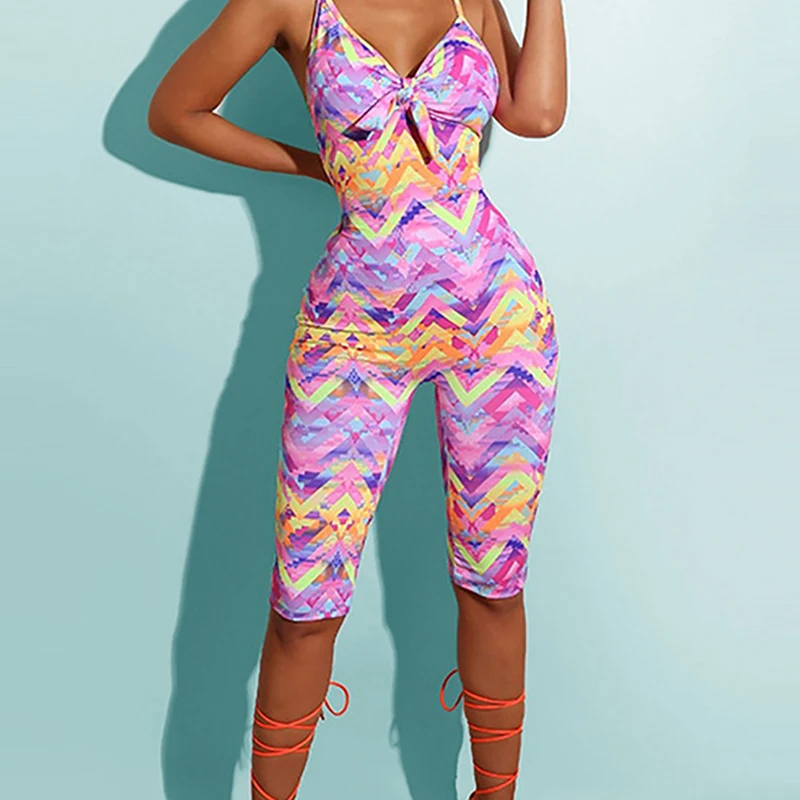 

Summer Mom And Daughter Bodysuits Tie Dye Print Yoga Sets Mama And Girl Playsuits Sleeveless Romper Workout Stretch Sports Suits