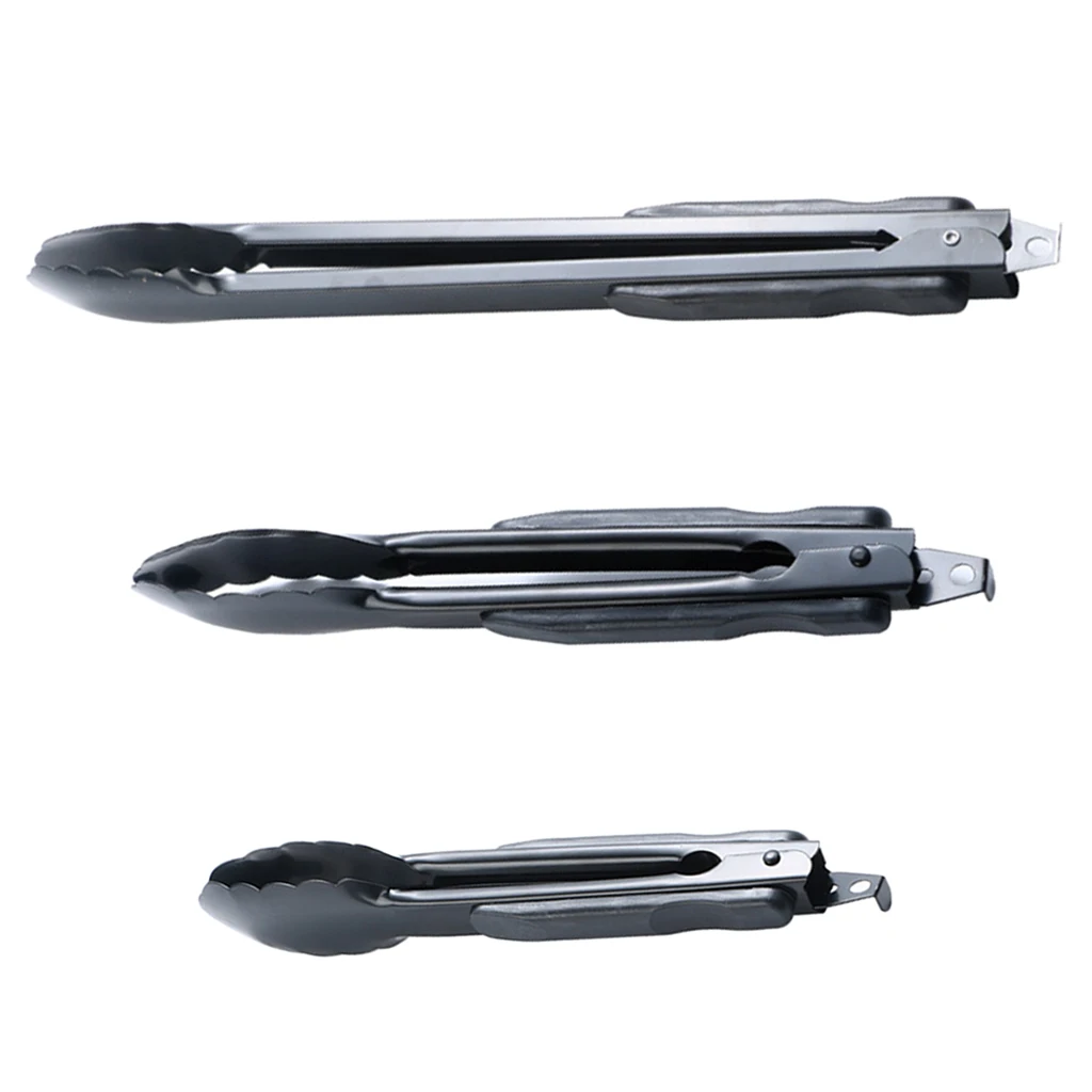

Multi Function Food Tong Easy Grip Kitchen Food Clip Stainless Steel Utensil