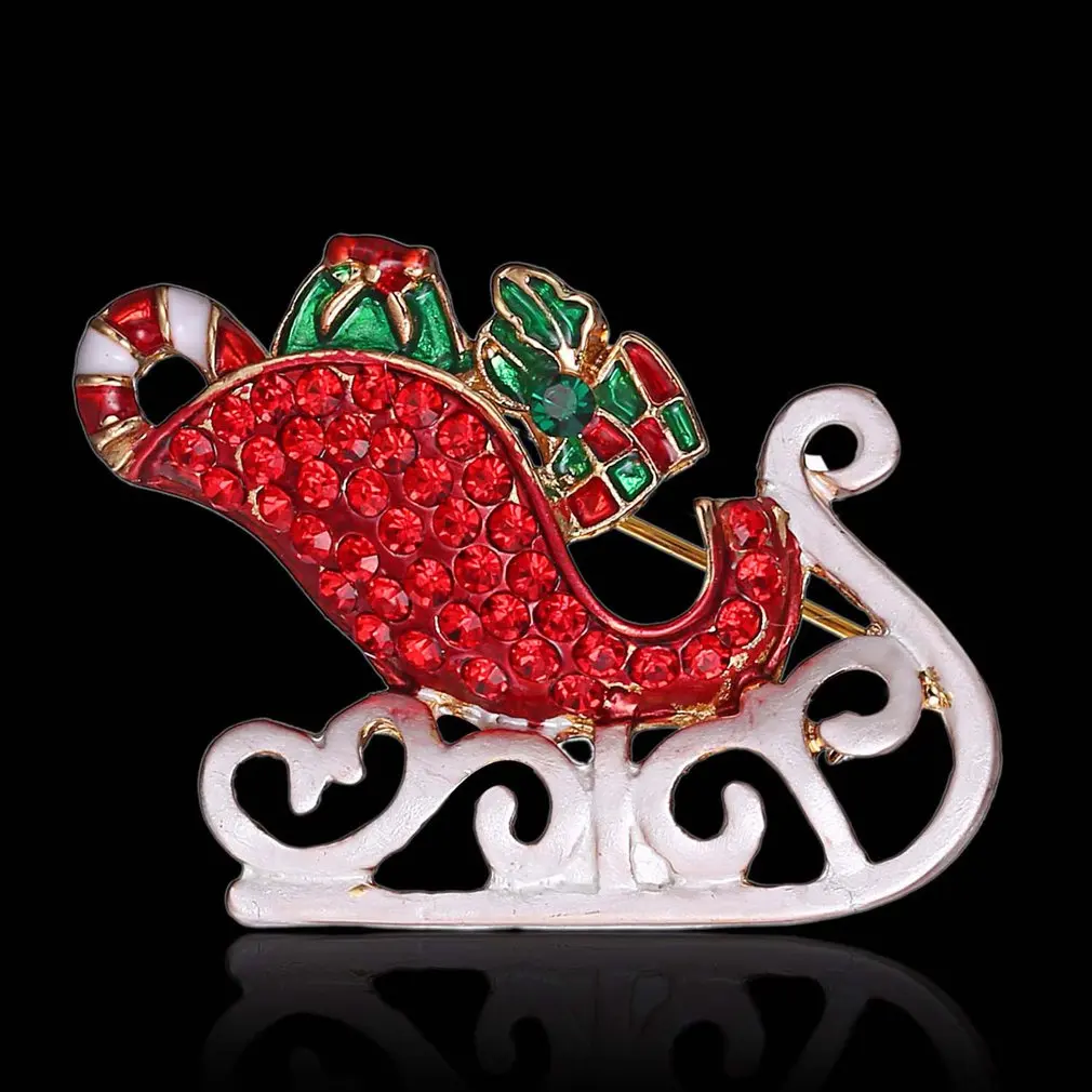 Горный хрусталь платье клип Изысканный шарф для девочки шпильки модная брошь