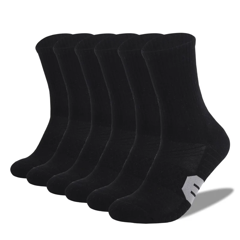 Outdoor Crew Sports Socks Cycling 6 PAIRS Thickened Hiking Socks Sweat-absorbent Running Socks Drop Shipping Cycling Socks Men