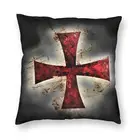 Наволочка для подушки в виде рыцаря, средневековой эмблемы, 45x45