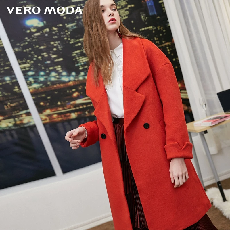 Vero Moda женское двубортное пальто с лацканами | 318327529