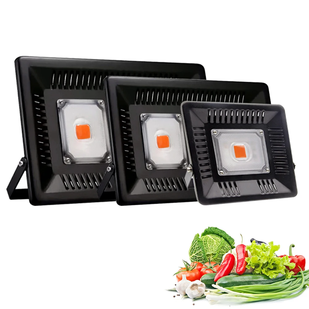 COB полный спектр светодиодный Grow светильник 300W рост потолочные светильник Водонепроницаемый Фито лампа для комнатных растений Growbox гидропоники