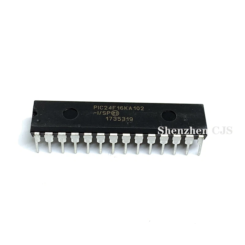 100% оригинальная фотовспышка PIC24F16KA102-I/SP IC MCU 16BIT 16KB FLASH 28SDIP | Электроника