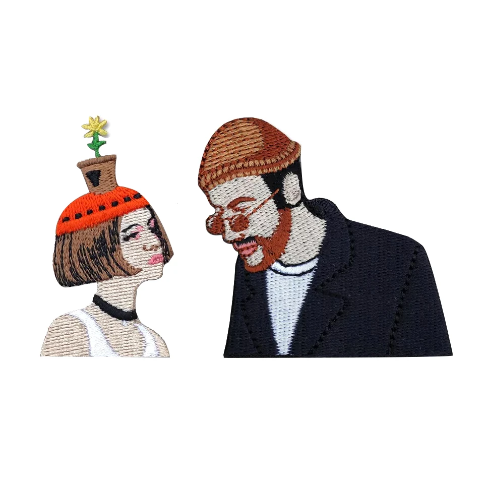 Нашивки с персонажами фильма вышитая аппликация нашивки для шитья утюгом одежды